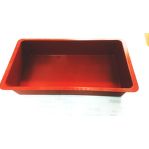 Рассадный ящик коричневый с отливами 25*10*46 см