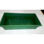 Рассадный ящик без поддона зеленый 11*22*44