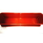 Рассадный ящик коричневый с отливами с поддоном 12*18*72 см